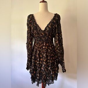 NWT - Free People “Rosewood Mini Dress”